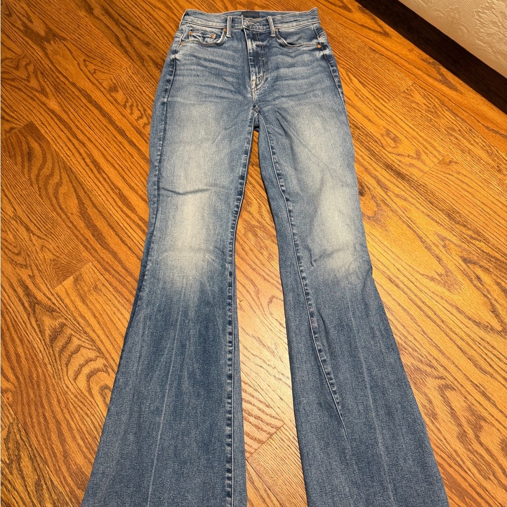 MOTHER Women's Light Wash Bootcut Jeans
